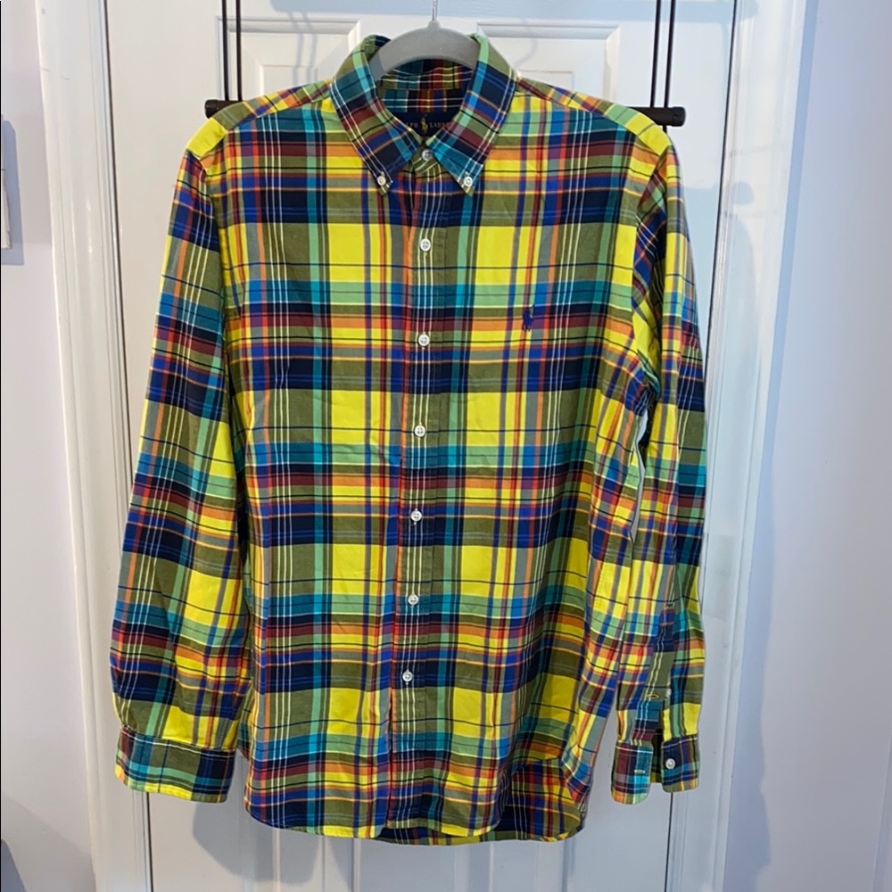 Ralph Lauren sz. M, men’s casual button down, preppy- possibly vintage?